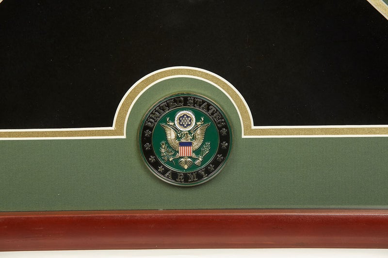 Allied Flag US Flag Display Case with Army Medallion Crafted from Premium Quality Materials - Made in USA - Image 3